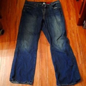 Levi's x2 blue jeans 34w 32L